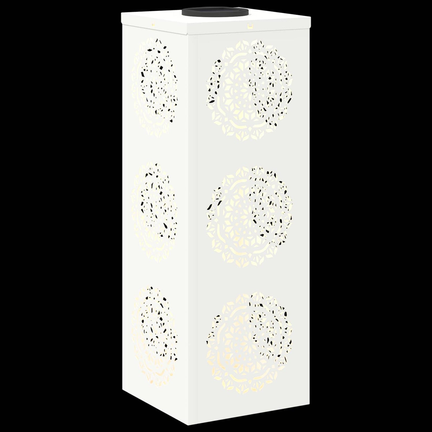 Solar LED Weg Licht 2 stk. Warmes Weiß 18 x 18 x 50 cm