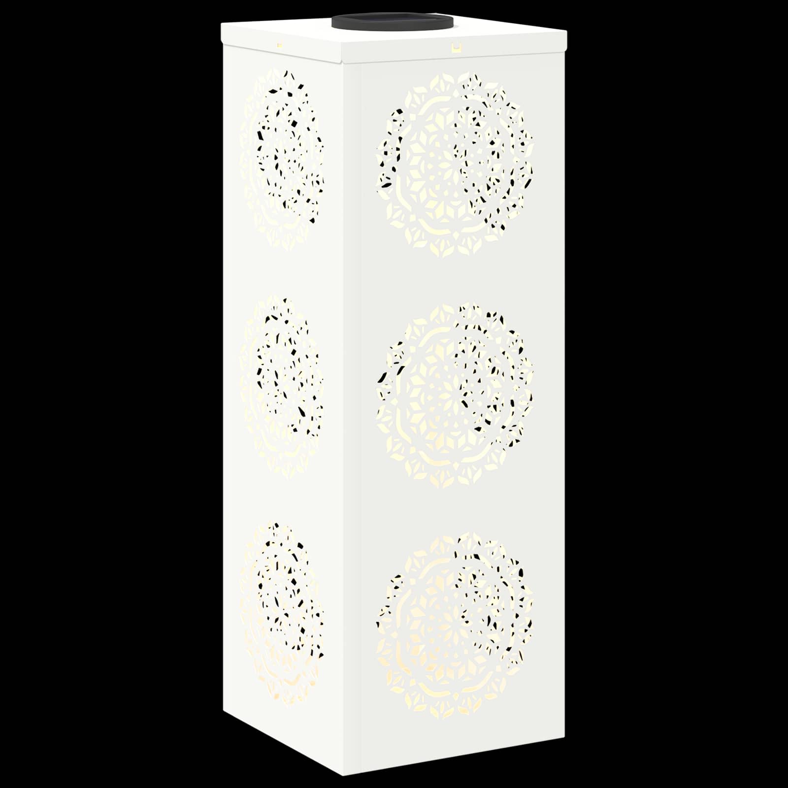 Solar LED Weg Licht 2 stk. Warmes Weiß 18 x 18 x 50 cm
