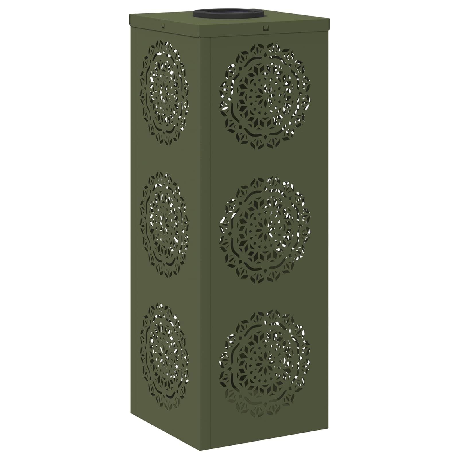 Solar LED Weg Licht 2 stk. Warmes Weiß 18 x 18 x 50 cm