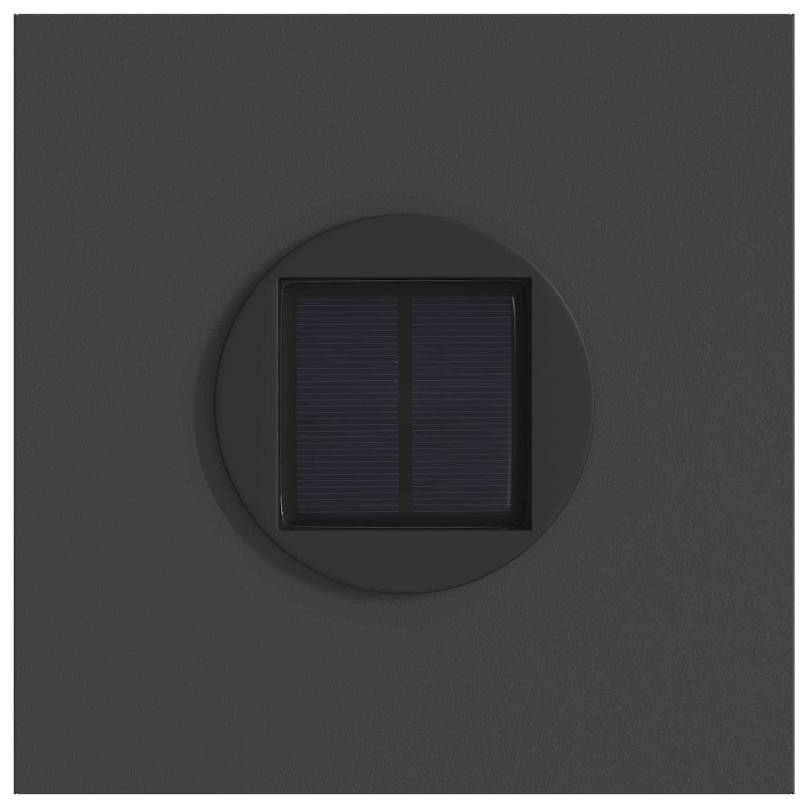 Solar LED Weg Licht 2 stk. Warmes Weiß 18 x 18 x 80 cm
