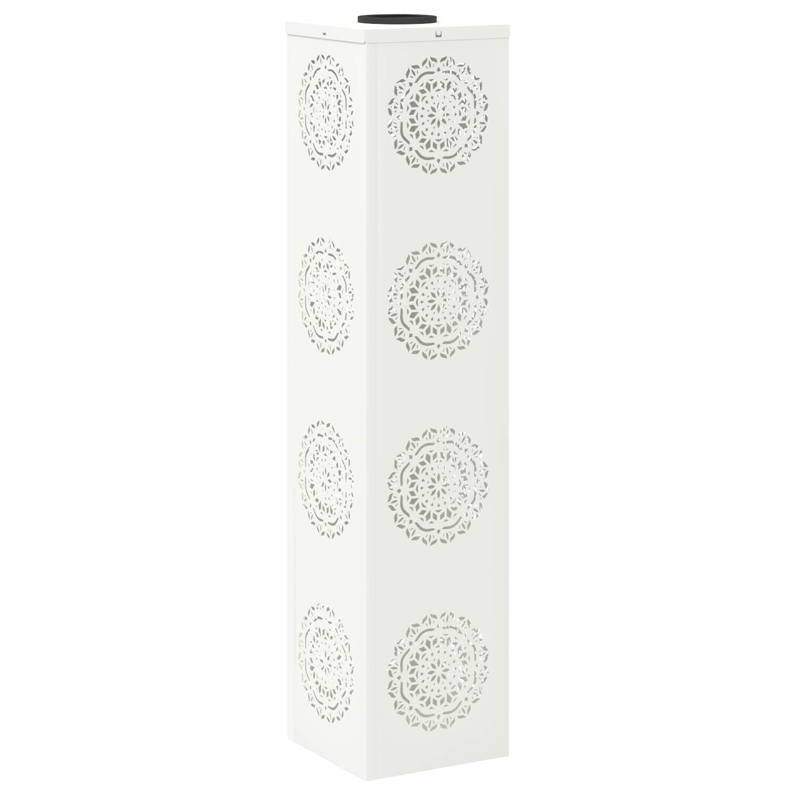 Solar LED Weg Licht 2 stk. Warmes Weiß 18 x 18 x 80 cm