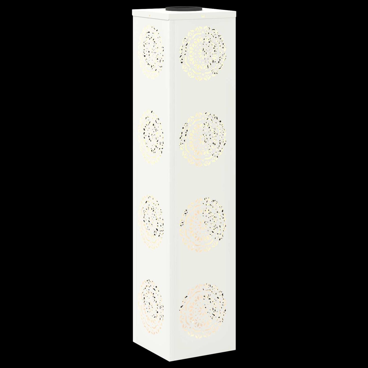 Solar LED Weg Licht 2 stk. Warmes Weiß 18 x 18 x 80 cm