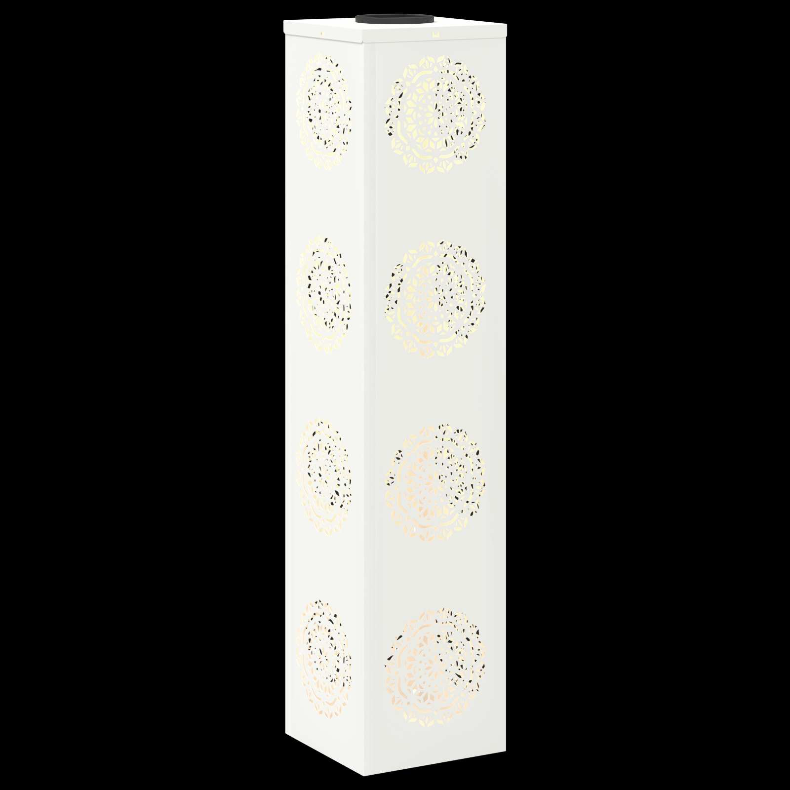 Solar LED Weg Licht 2 stk. Warmes Weiß 18 x 18 x 80 cm