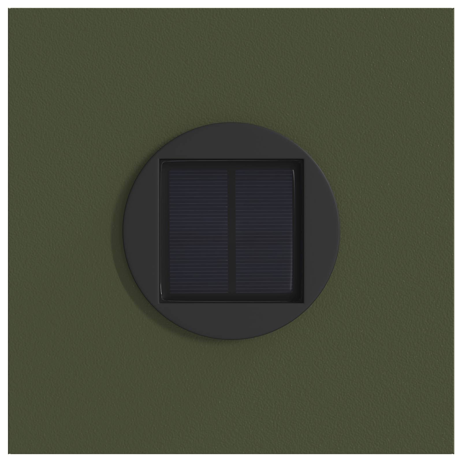 Solar LED Weg Licht 2 stk. Warmes Weiß 18 x 18 x 80 cm
