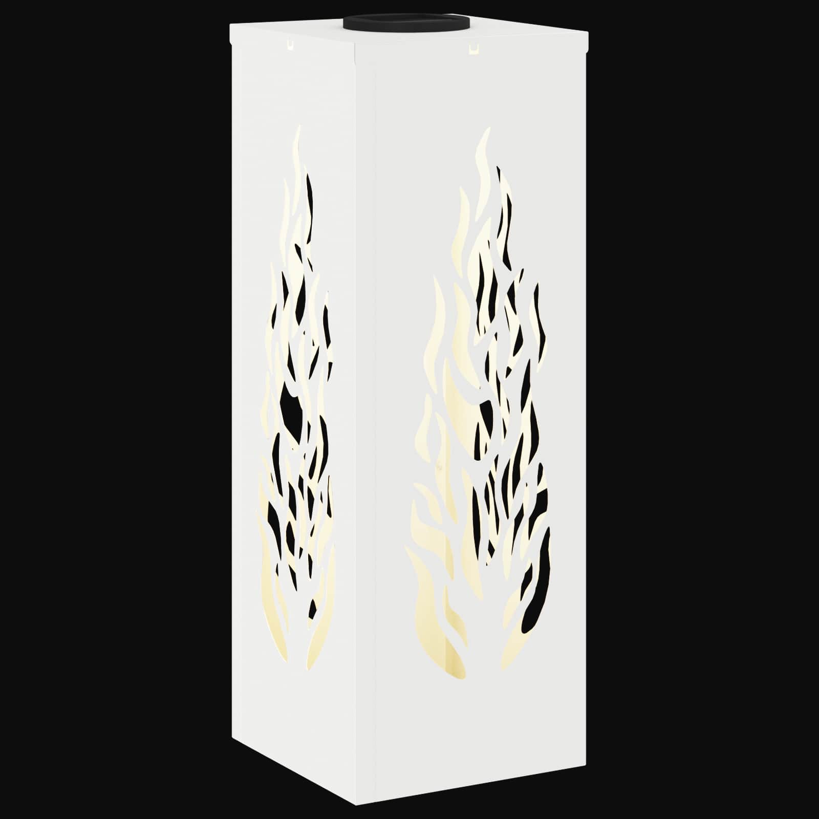 Solar LED Weg Licht 2 stk. Warmes Weiß 18 x 18 x 50 cm
