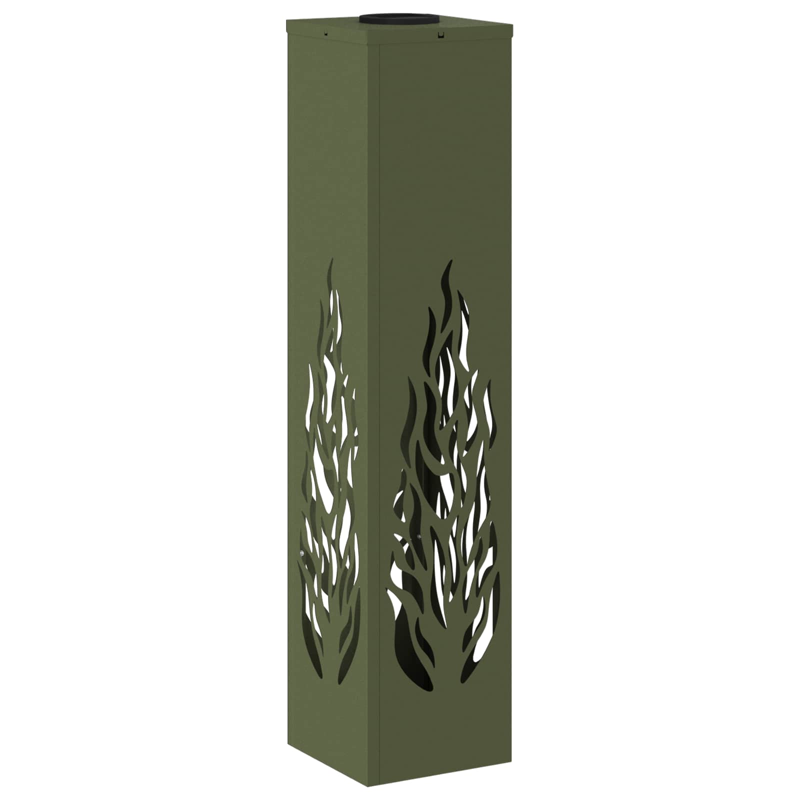 Solar LED Weg Licht 2 stk. Warmes Weiß 18 x 18 x 80 cm