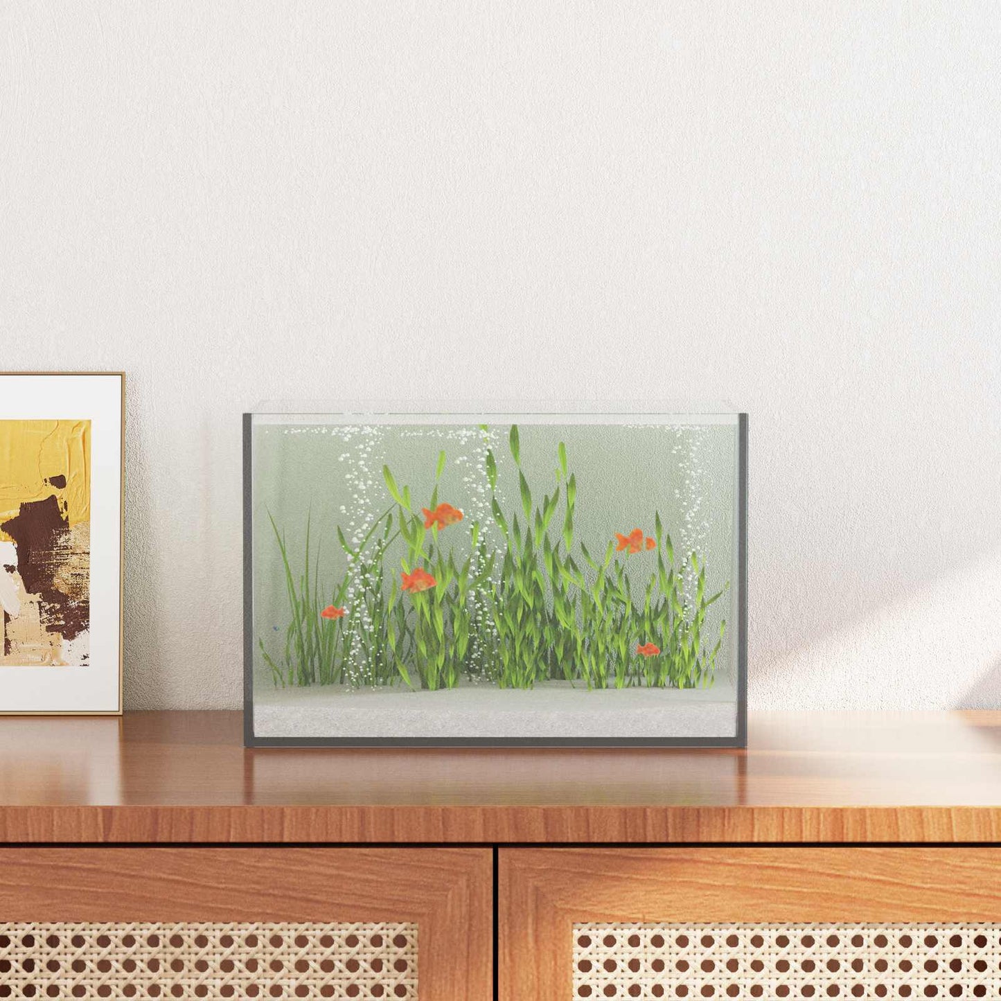 Aquarium mit Speicher Transparent 30 x 20 x 20 cm Glas