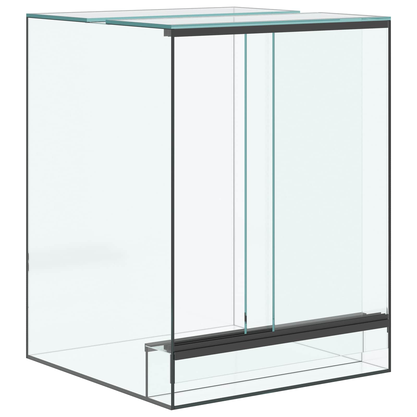 Terrarium mit Speicher Transparent 30 x 30 x 40 cm Glas