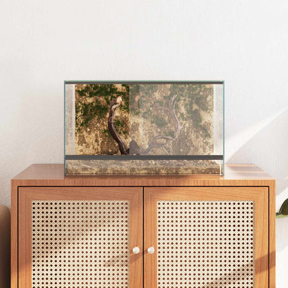 Terrarium mit Speicher Transparent 50 x 30 x 30 cm Glas