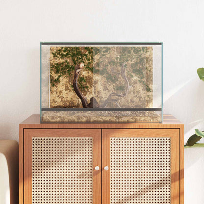 Terrarium mit Speicher Transparent 60 x 40 x 40 cm Glas