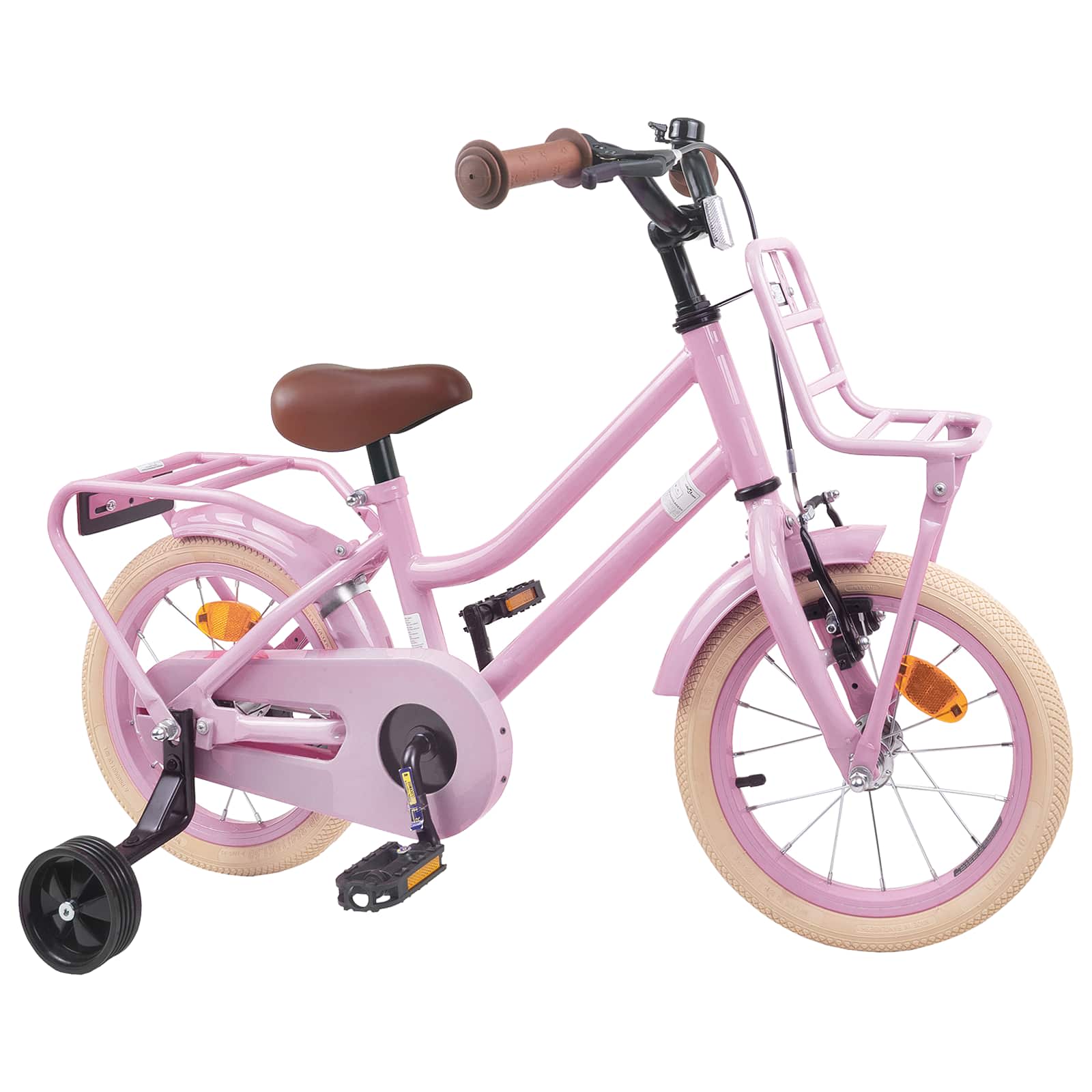 Kinderfahrrad 12 Zoll for 2 to 4 years old Hellrosa