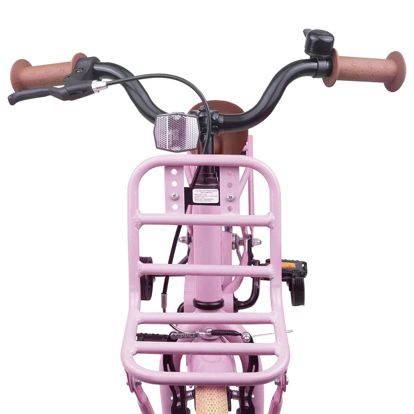 Kinderfahrrad 14 Zoll for 3-5 Years Old Hellrosa