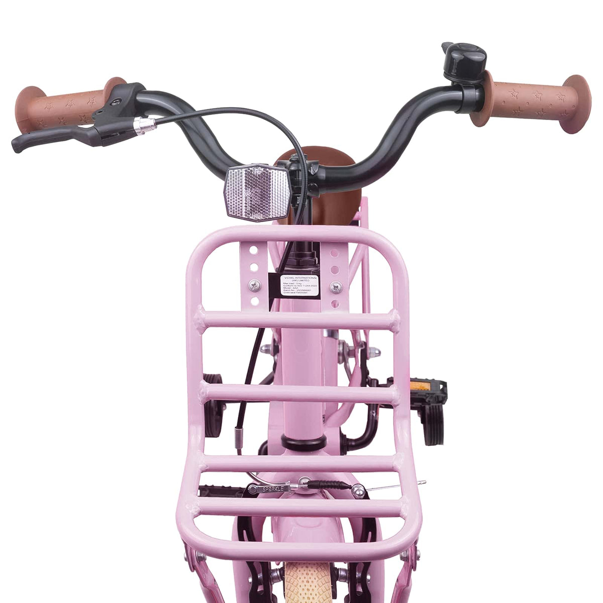 Kinderfahrrad 14 Zoll for 3-5 Years Old Hellrosa