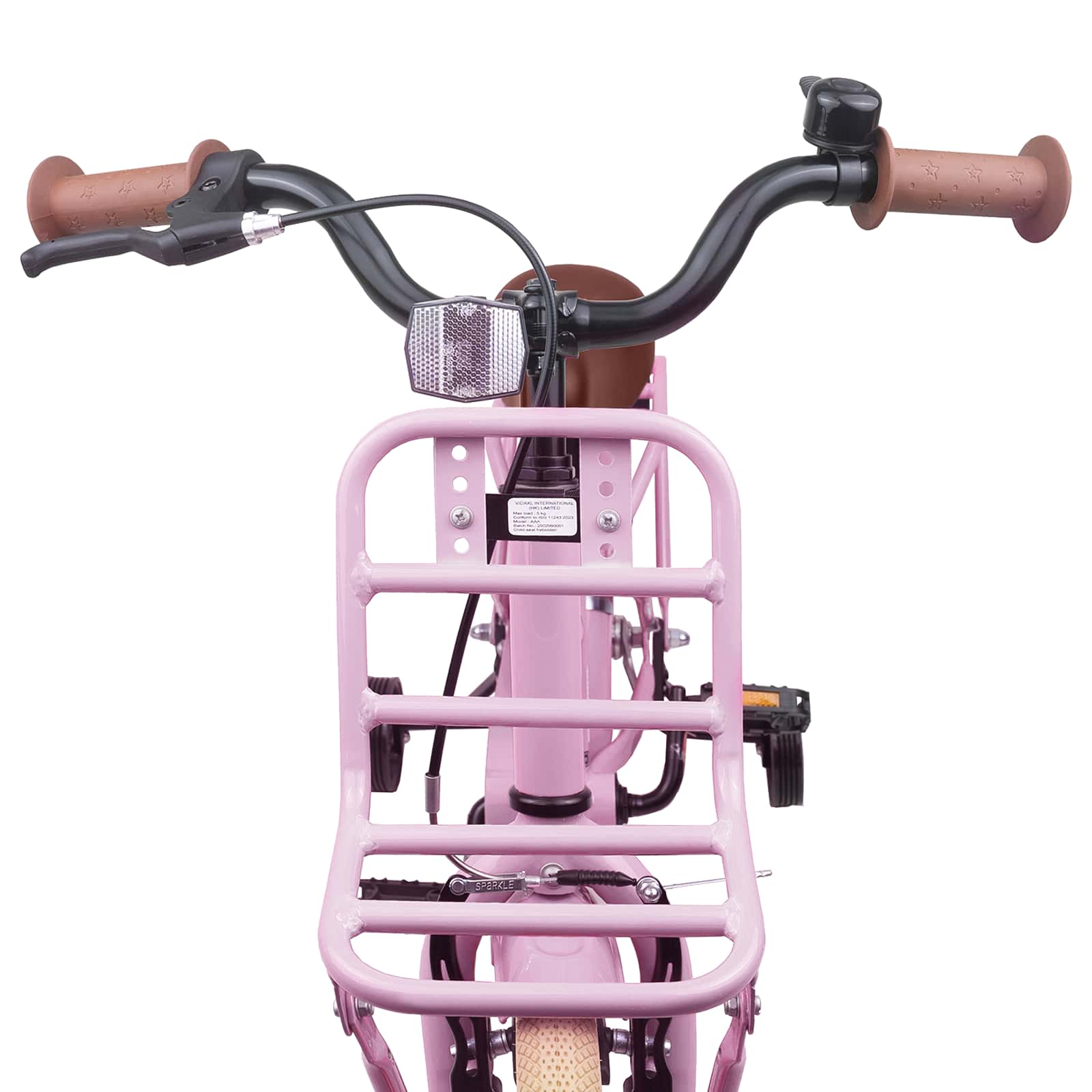 Kinderfahrrad 14 Zoll for 3-5 Years Old Hellrosa