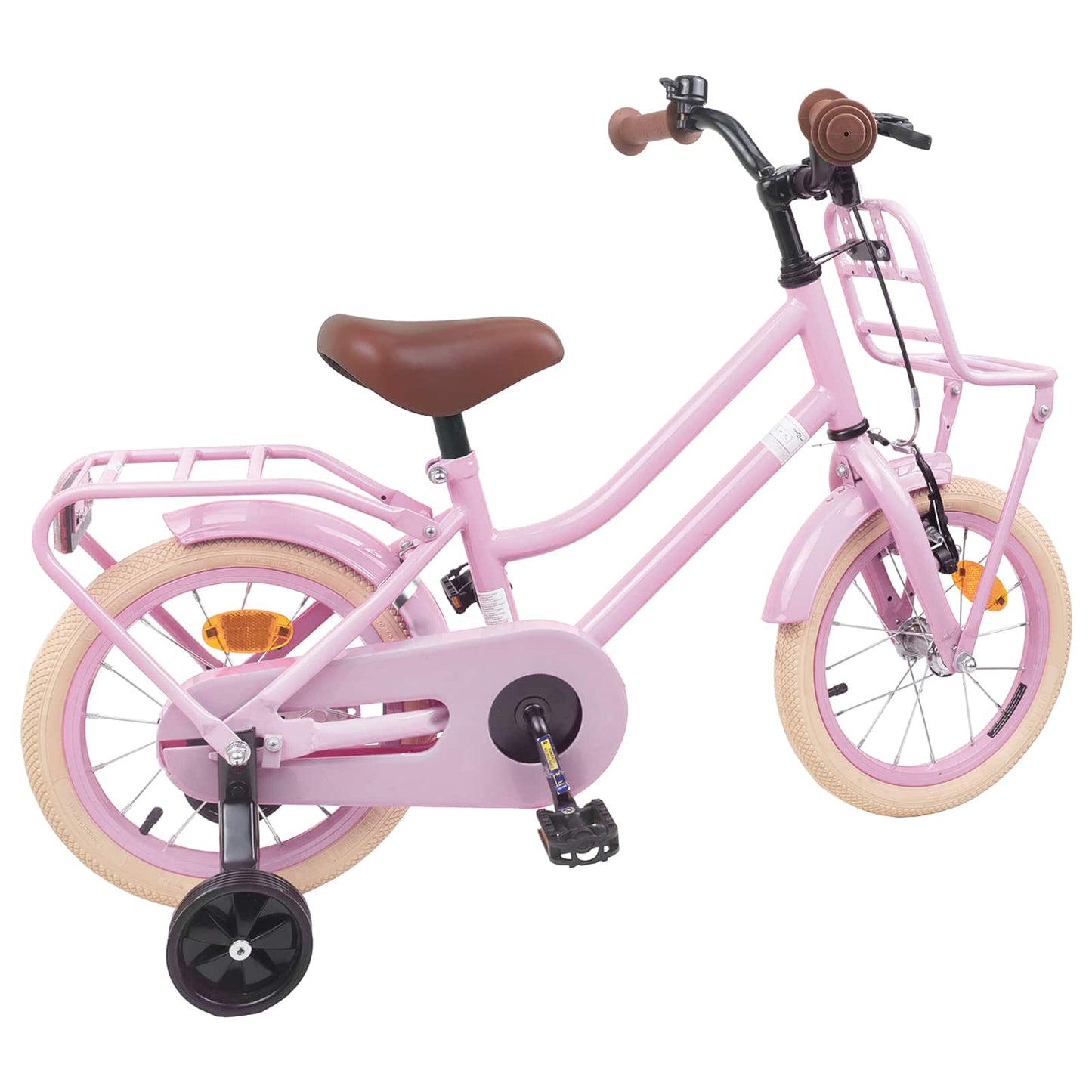 Kinderfahrrad 14 Zoll for 3-5 Years Old Hellrosa