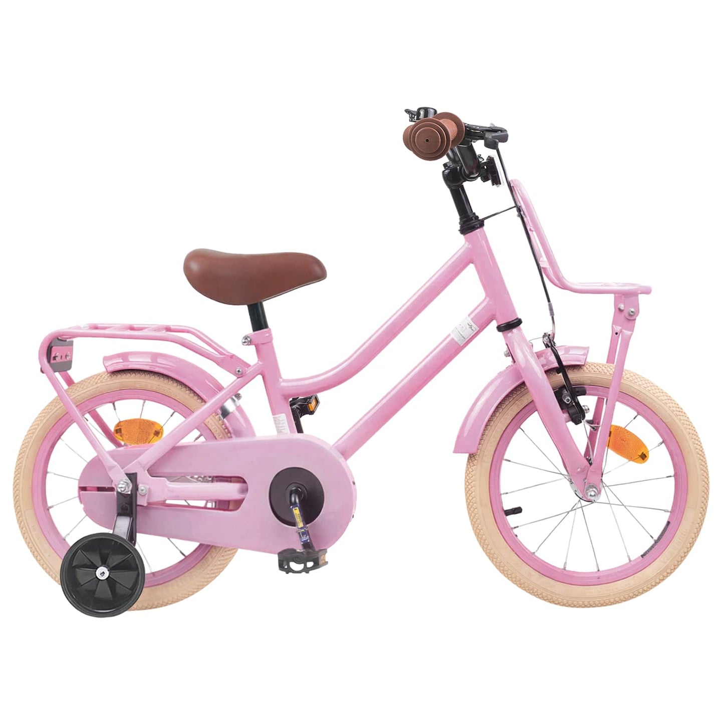 Kinderfahrrad 14 Zoll for 3-5 Years Old Hellrosa