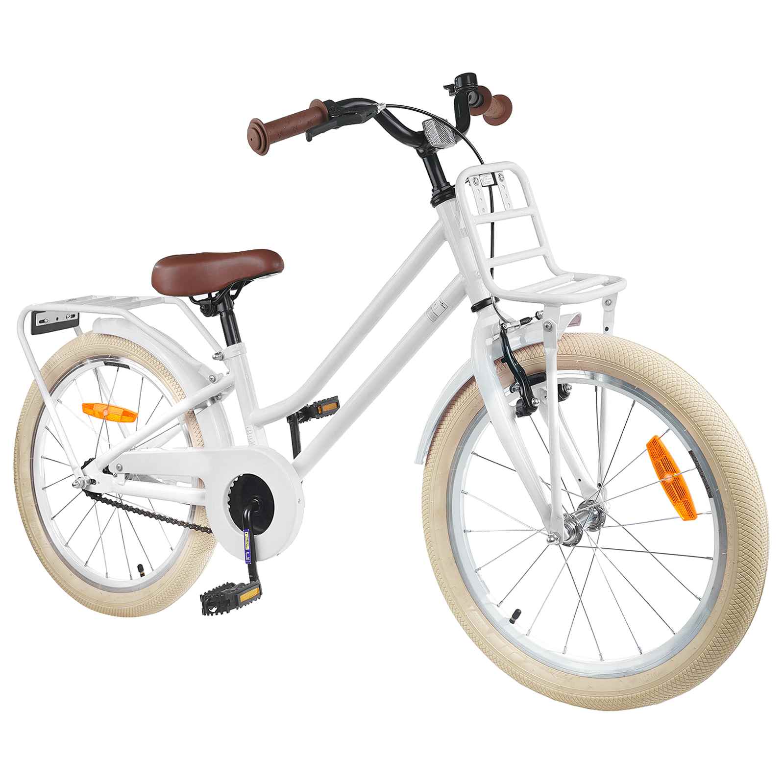 Kinderfahrrad 18 Zoll for 5-7 Years Old Weiß