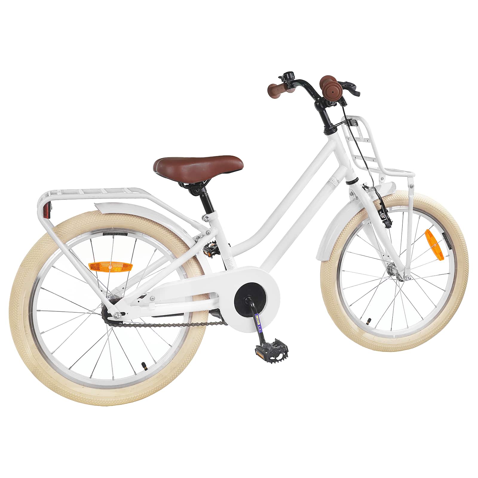 Kinderfahrrad 18 Zoll for 5-7 Years Old Weiß