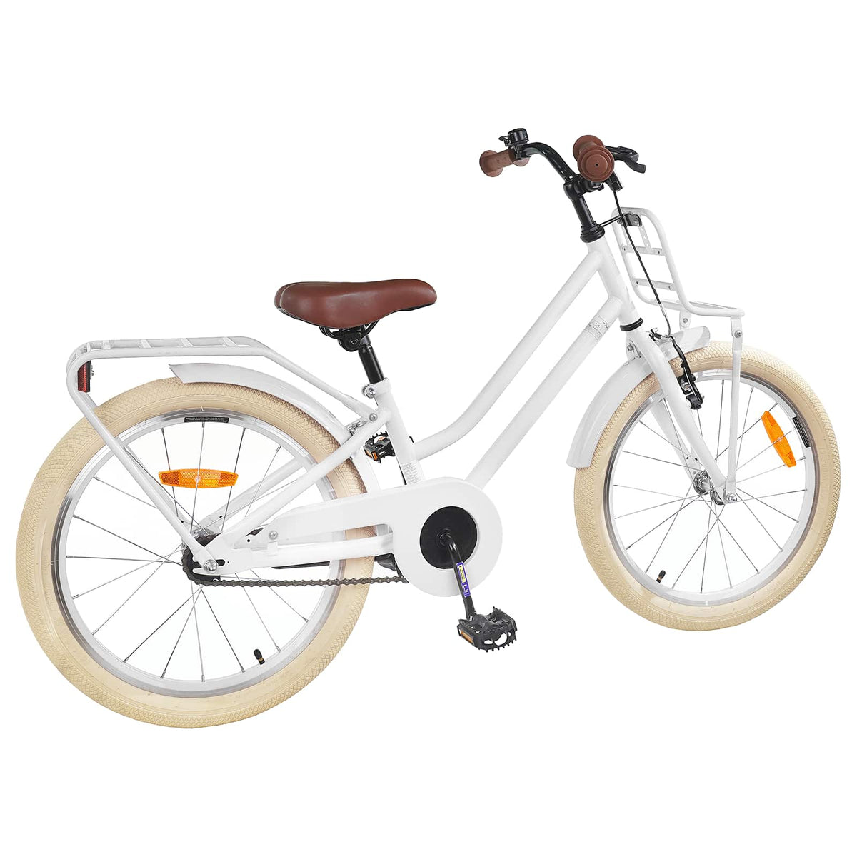 Kinderfahrrad 18 Zoll for 5-7 Years Old Weiß