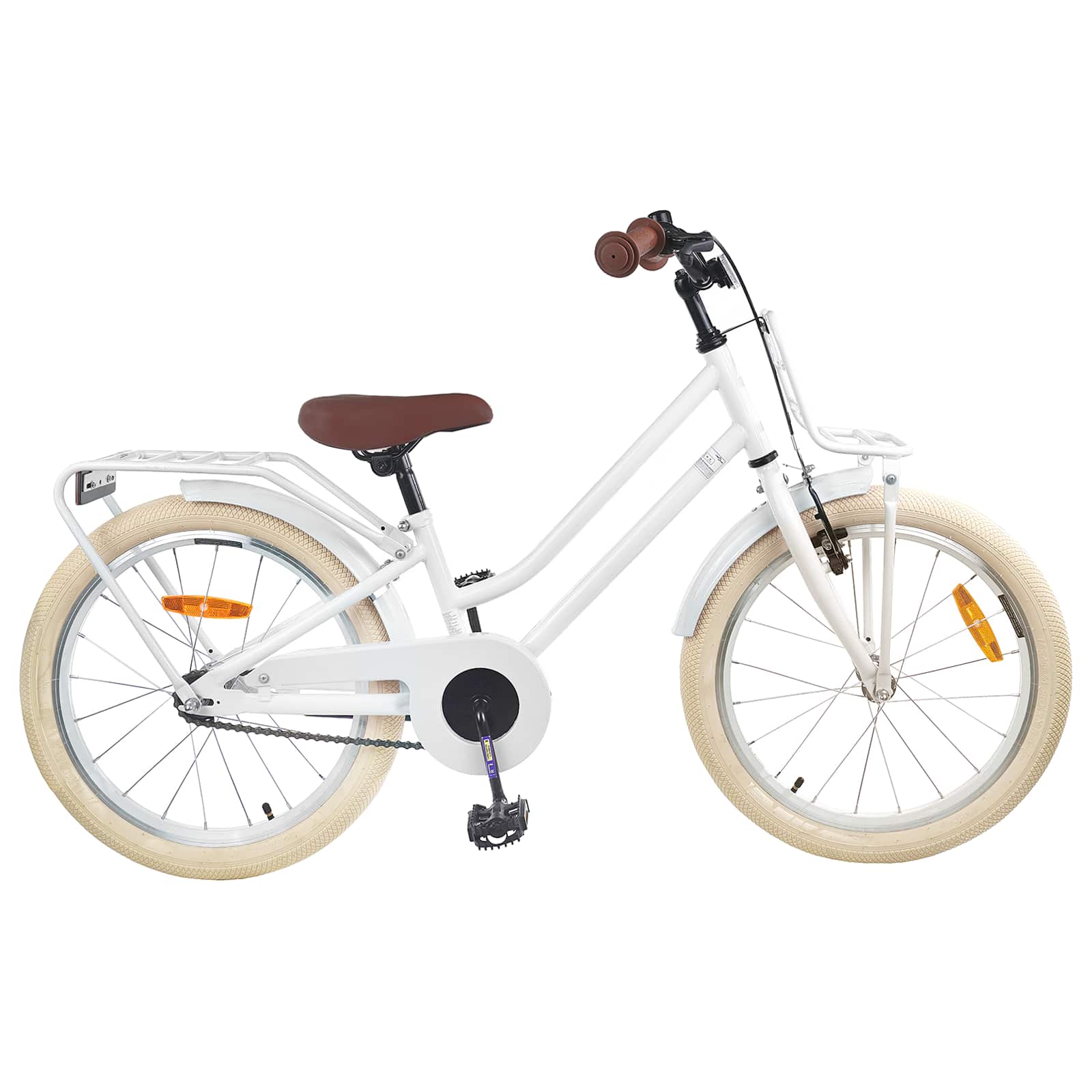 Kinderfahrrad 18 Zoll for 5-7 Years Old Weiß