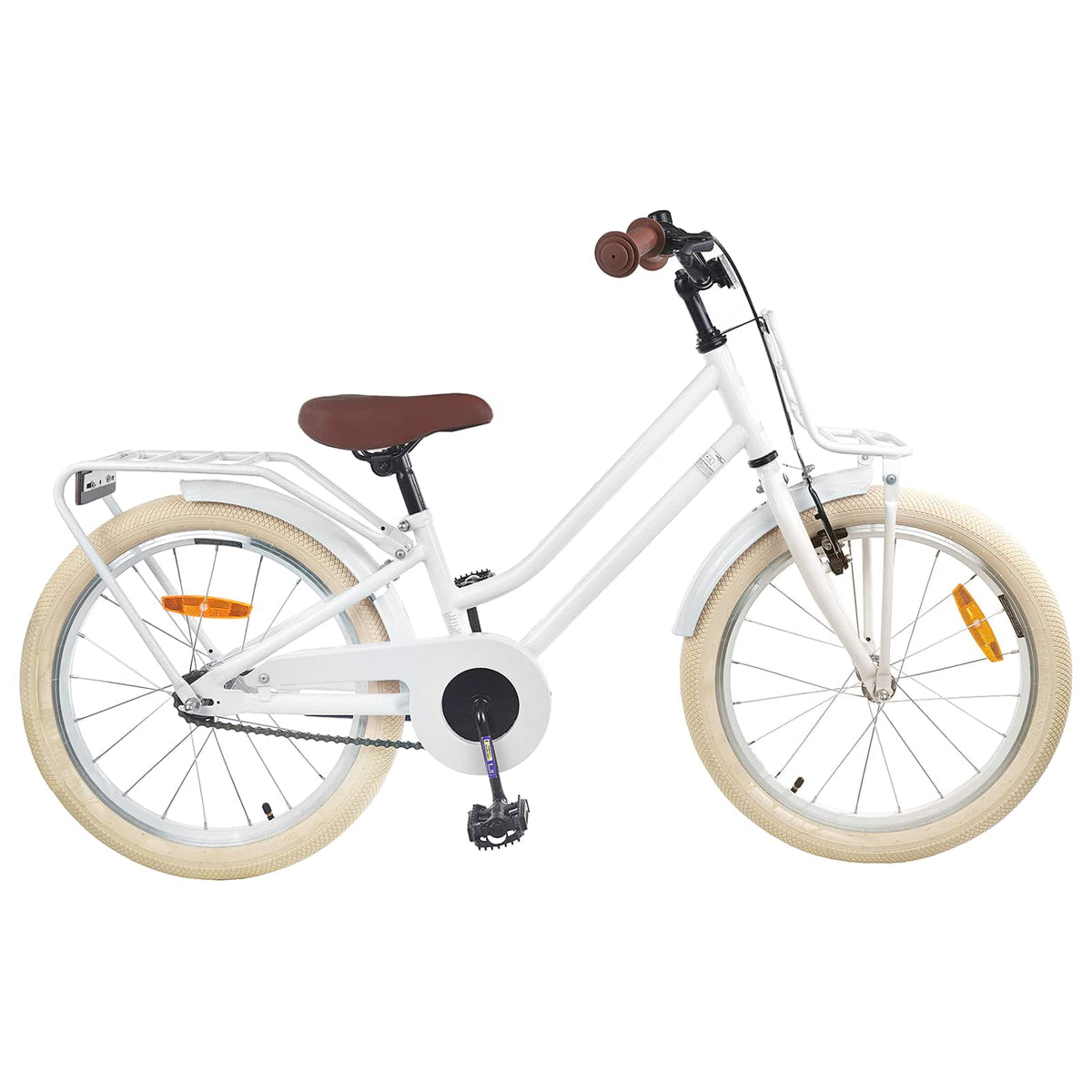 Kinderfahrrad 18 Zoll for 5-7 Years Old Weiß