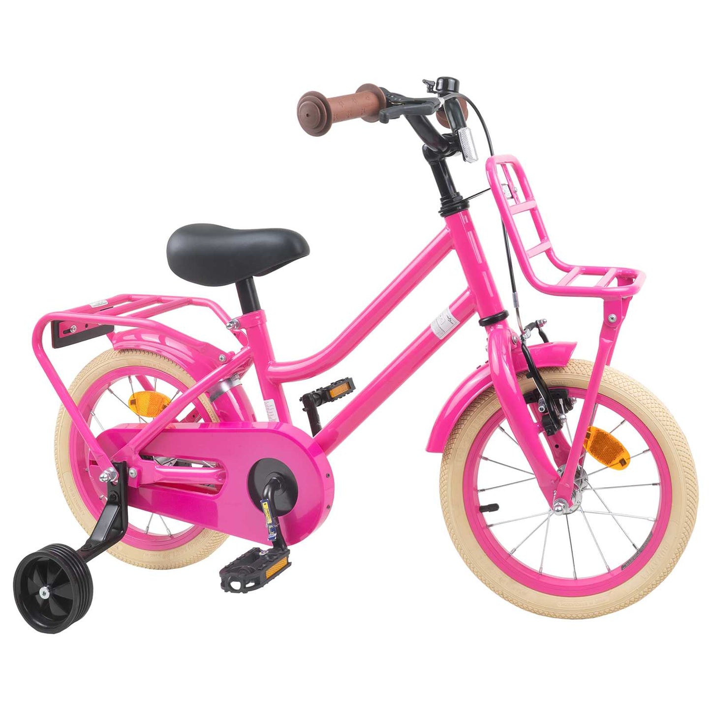 Kinderfahrrad 12 Zoll for 2 to 4 years old Dunkelrosa
