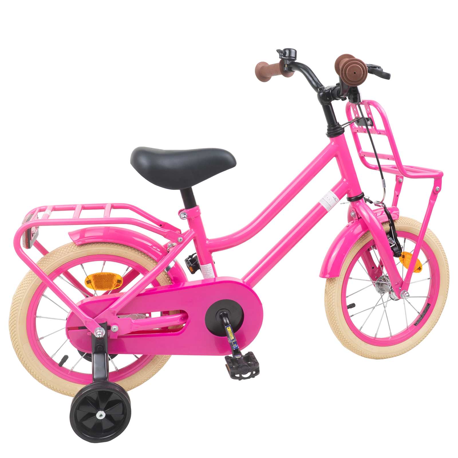 Kinderfahrrad 12 Zoll for 2 to 4 years old Dunkelrosa