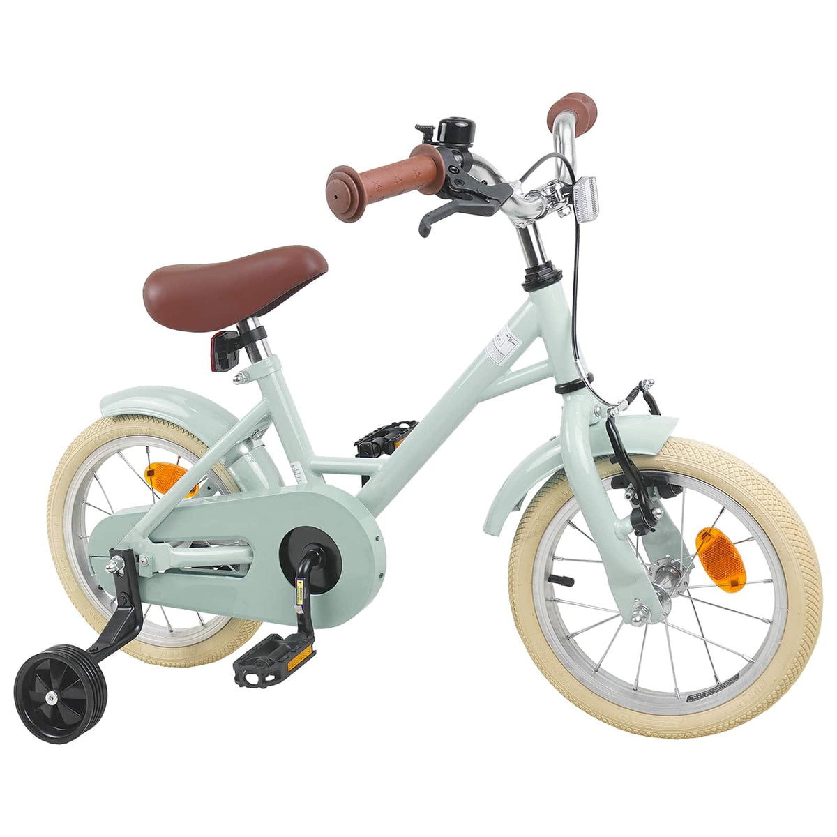 Kinderfahrrad 14 Zoll for 3-5 Years Old Hellgrün