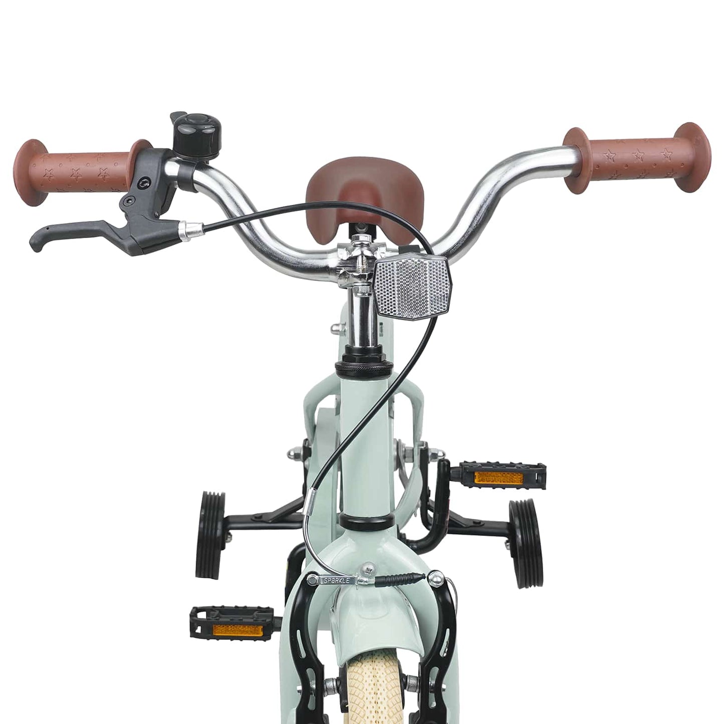 Kinderfahrrad 16 Zoll for 4-6 Years Old Hellgrün
