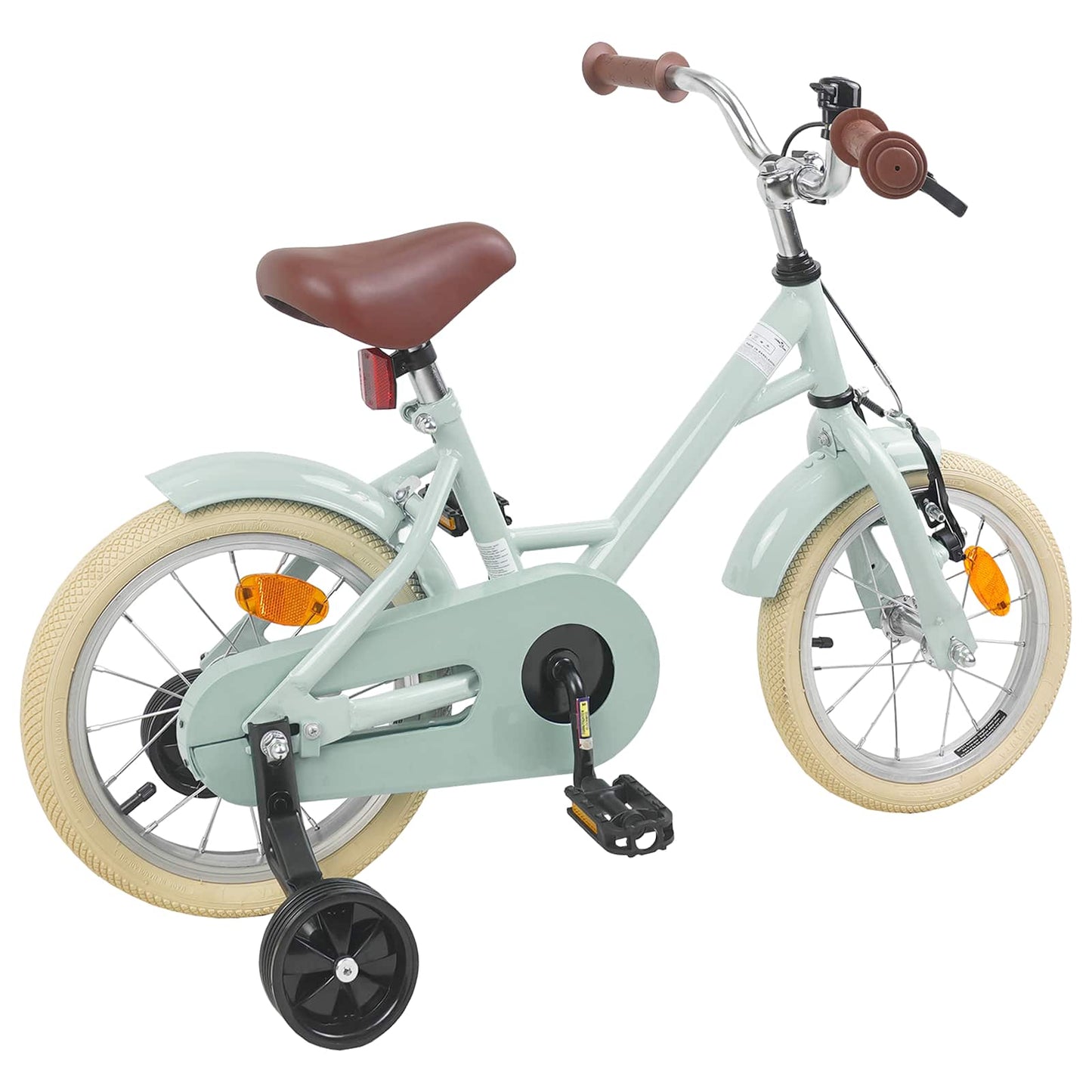 Kinderfahrrad 16 Zoll for 4-6 Years Old Hellgrün
