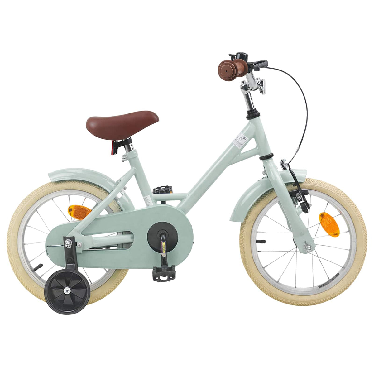 Kinderfahrrad 16 Zoll for 4-6 Years Old Hellgrün