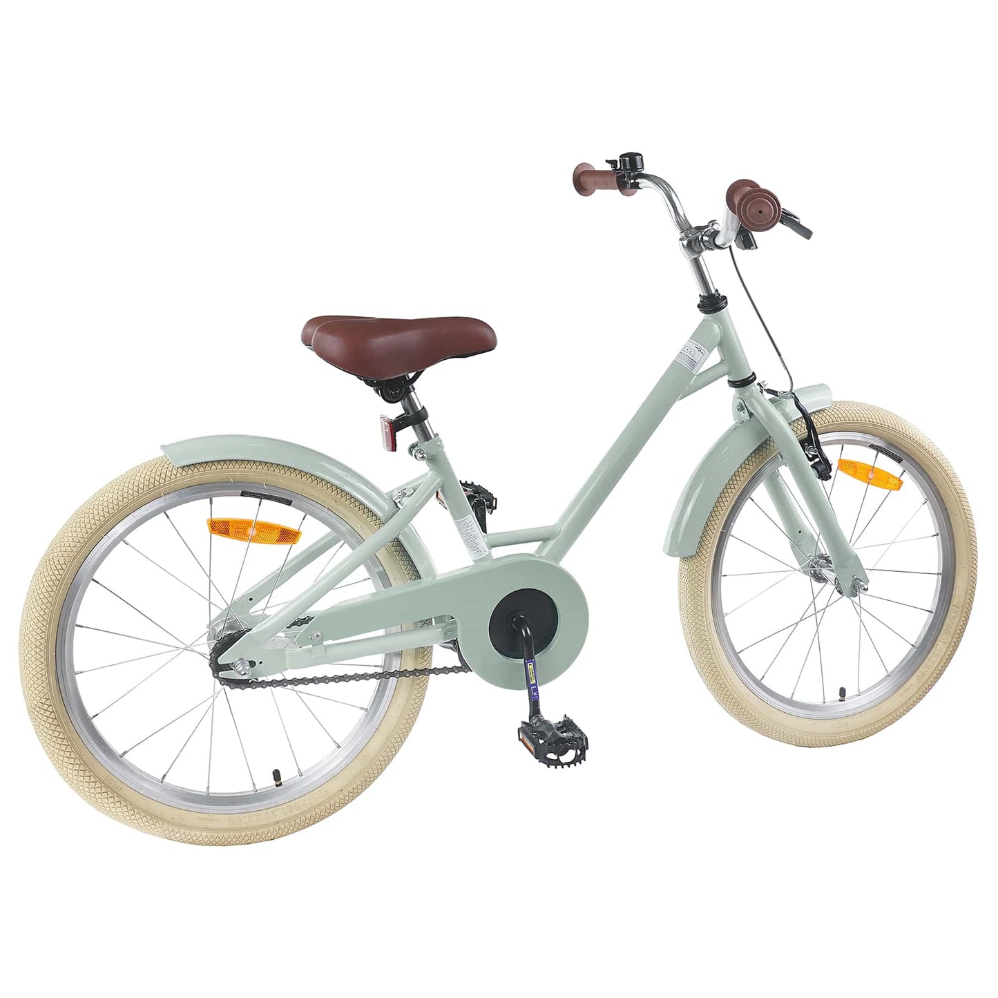 Kinderfahrrad 18 Zoll for 5-7 Years Old Hellgrün
