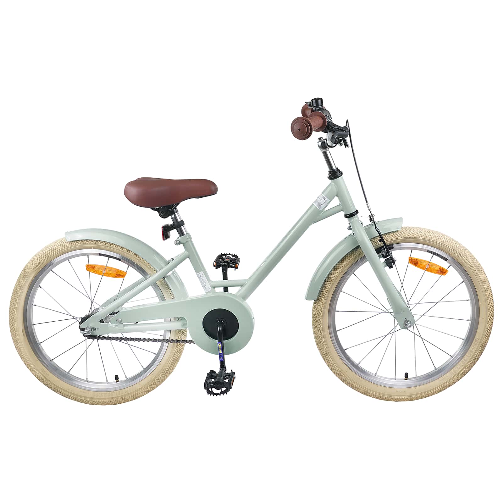 Kinderfahrrad 18 Zoll for 5-7 Years Old Hellgrün