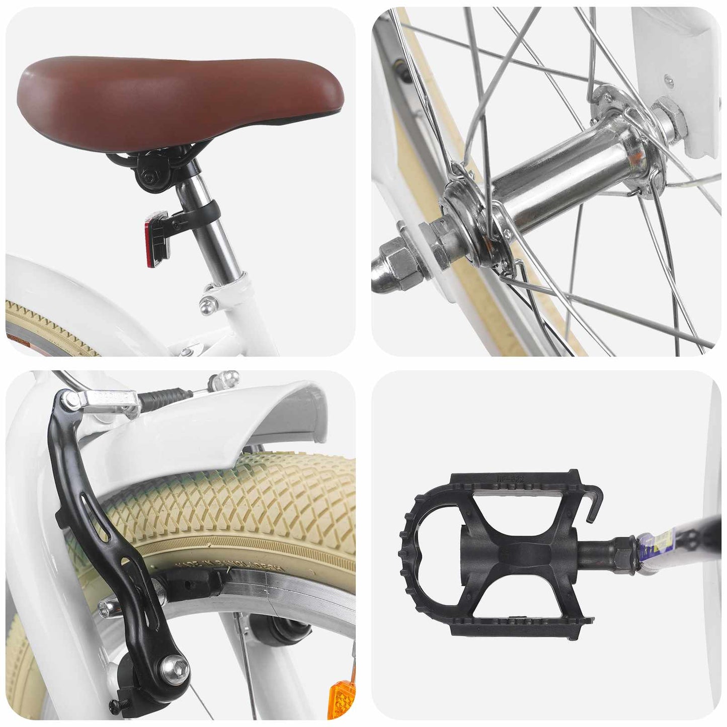 Kinderfahrrad 20 Zoll for kids aged 6 to 11 Weiß