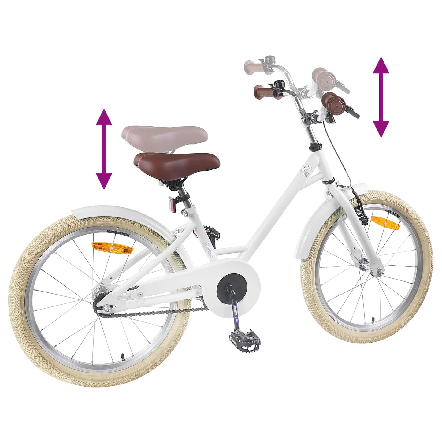Kinderfahrrad 20 Zoll for kids aged 6 to 11 Weiß