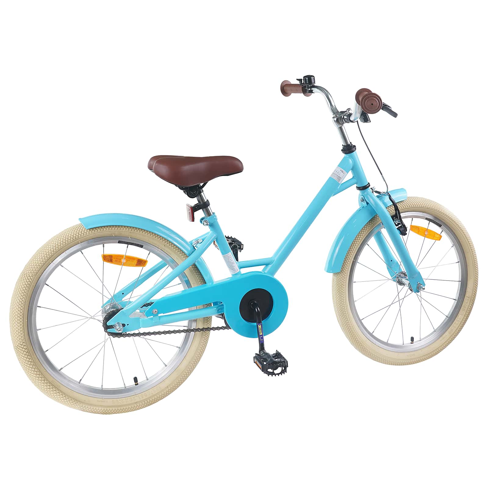 Kinderfahrrad 18 Zoll for 5-7 Years Old Himmelblau
