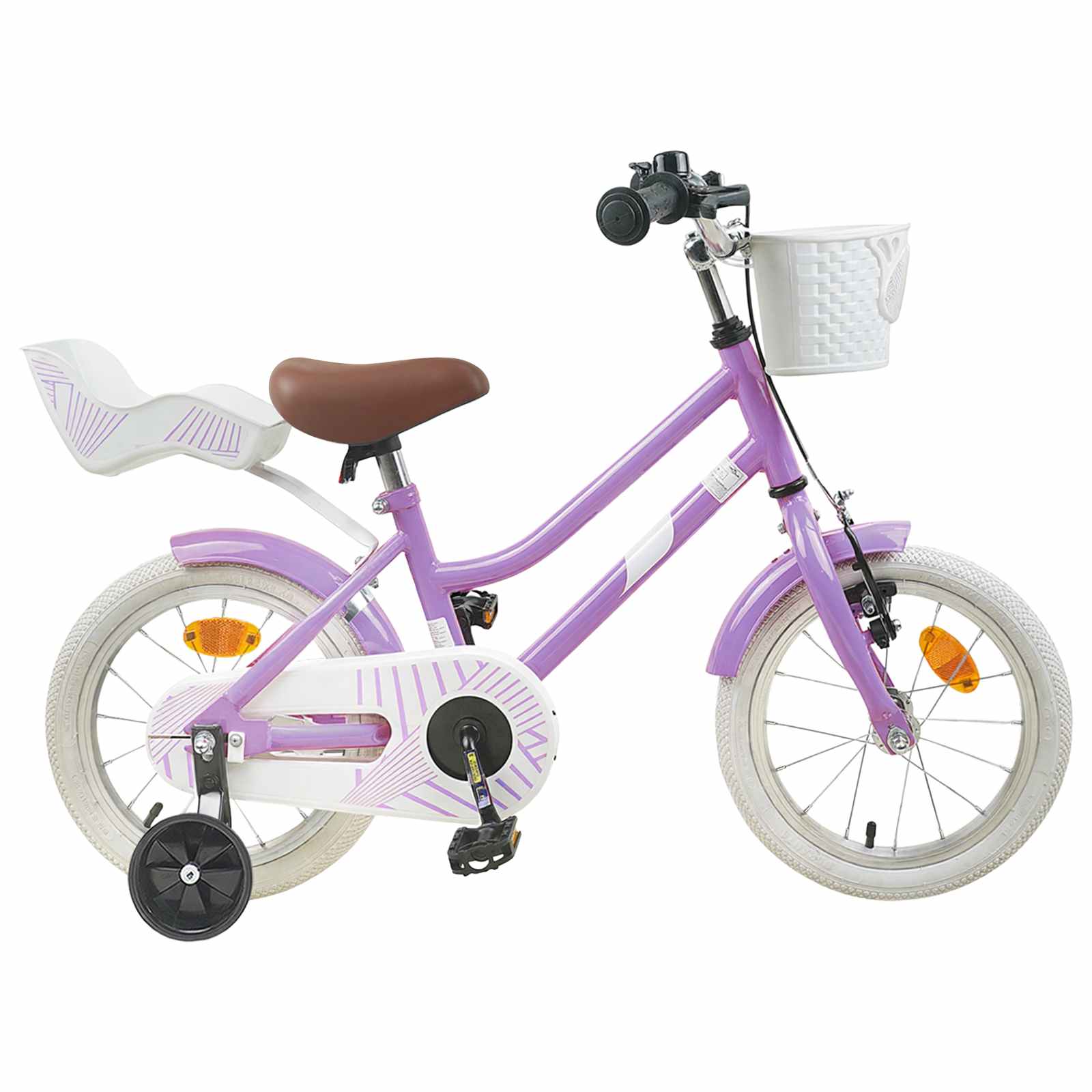 Kinderfahrrad 14 Zoll für 3-5 Jahre alt Lila