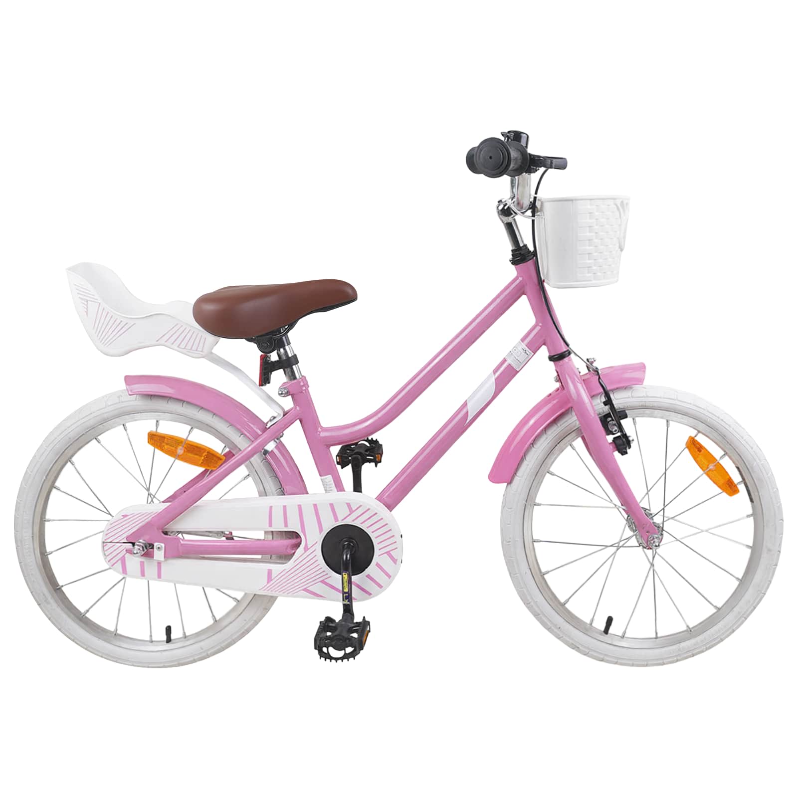 Kinderfahrrad 18 Zoll für 5-7 Jahre alt Hellrosa