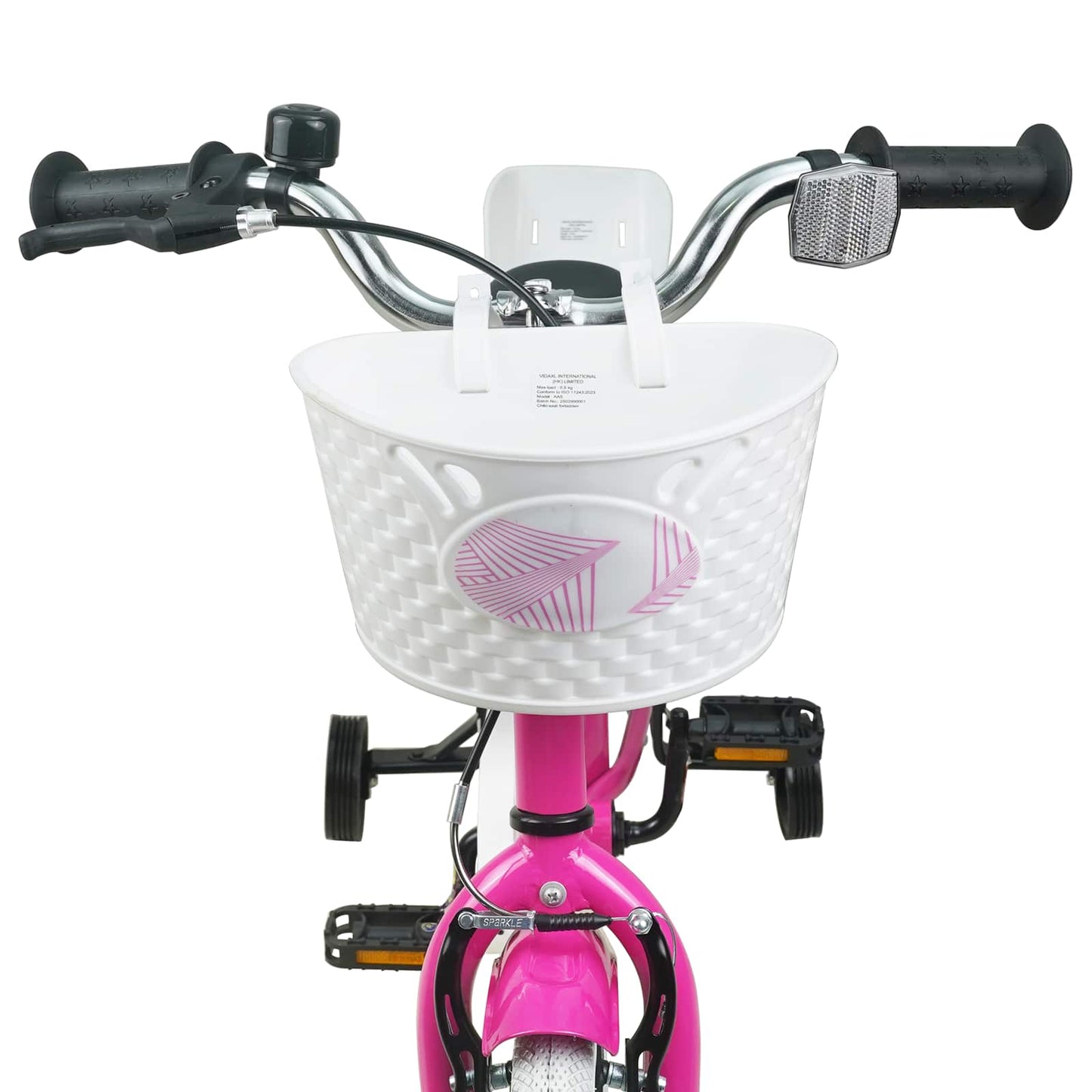 Kinderfahrrad 16 Zoll für 4-6 Jahre alt Dunkelrosa