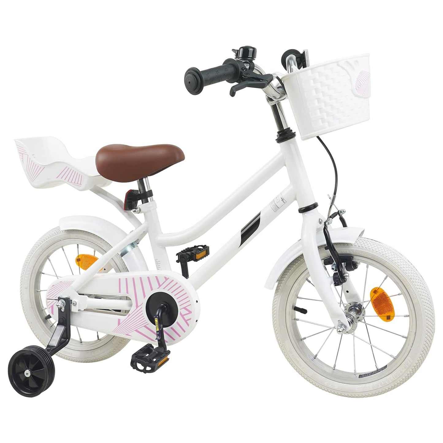 Kinderfahrrad 14 Zoll für 3-5 Jahre alt Weiß