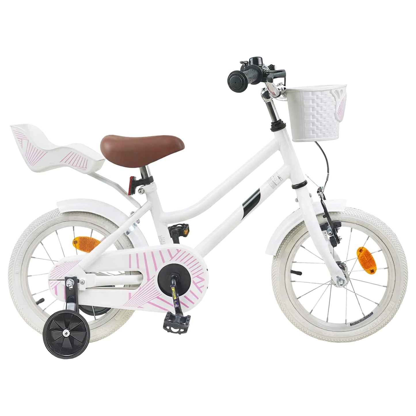 Kinderfahrrad 16 Zoll für 4-6 Jahre alt Weiß