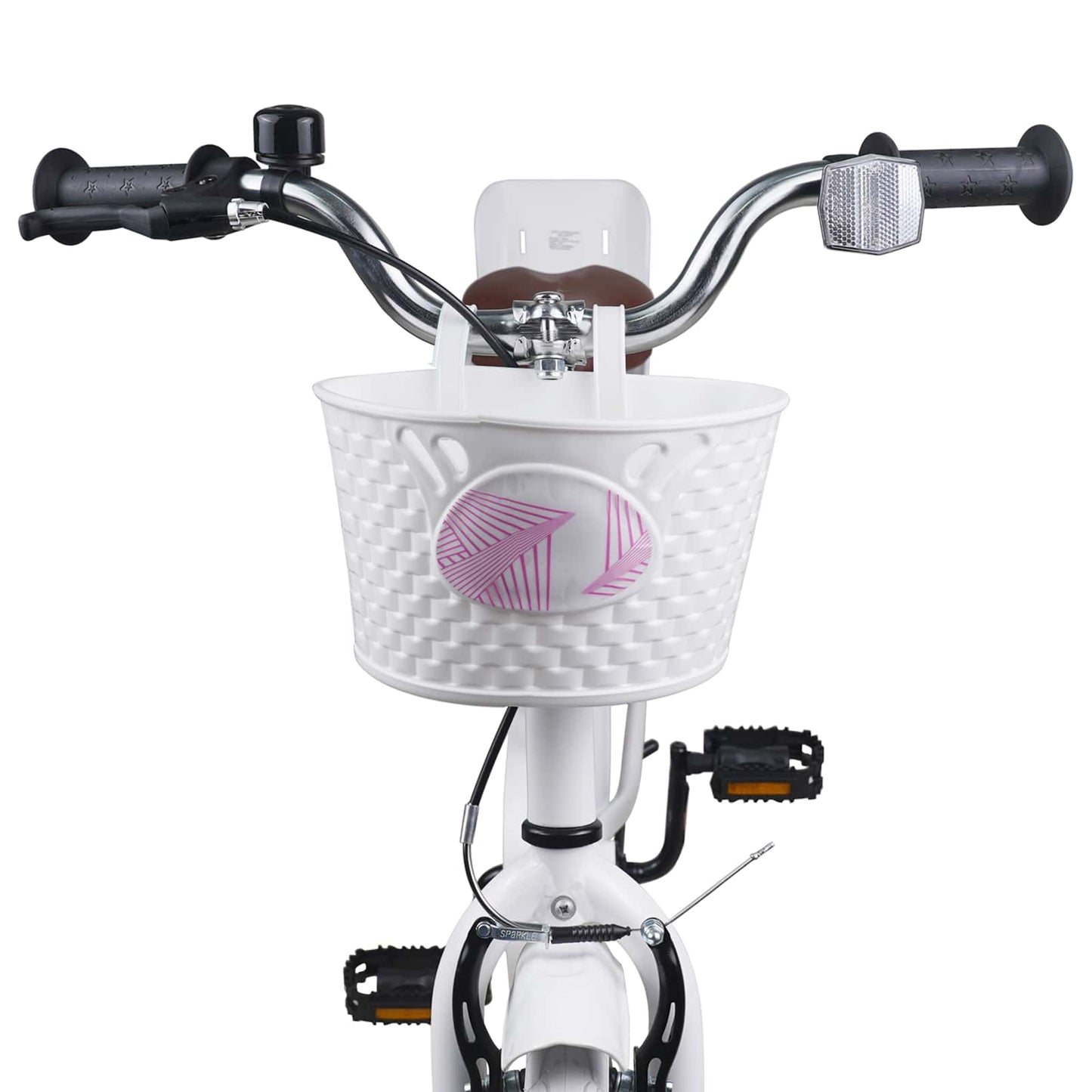 Kinderfahrrad 18 Zoll für 5-7 Jahre alt Weiß