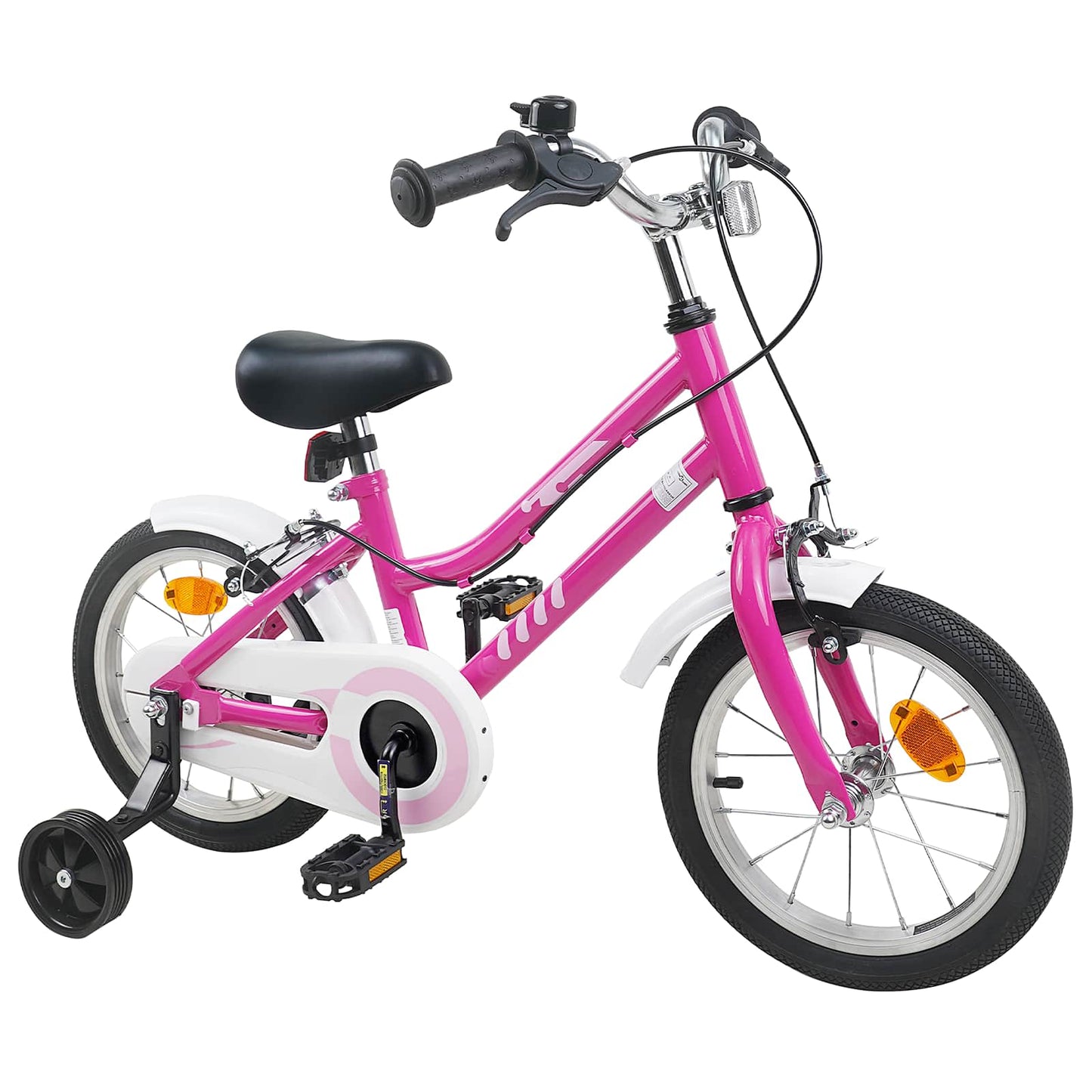 Kinderfahrrad 12 Zoll for 2 to 4 years old Pink Weiß