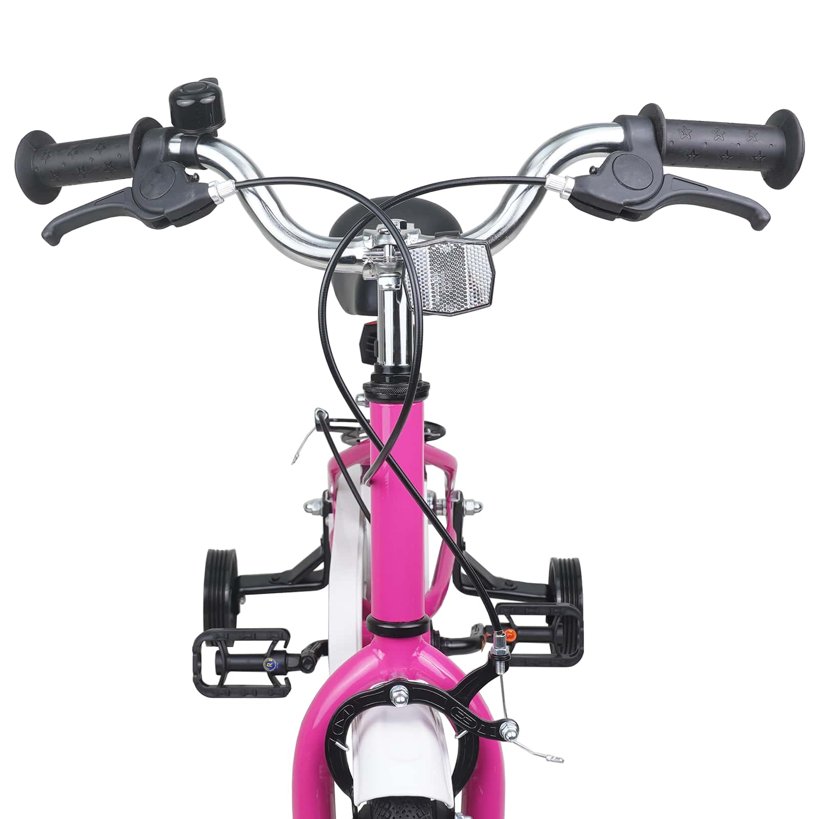 Kinderfahrrad 16 Zoll for 4-6 Years Old Pink Weiß