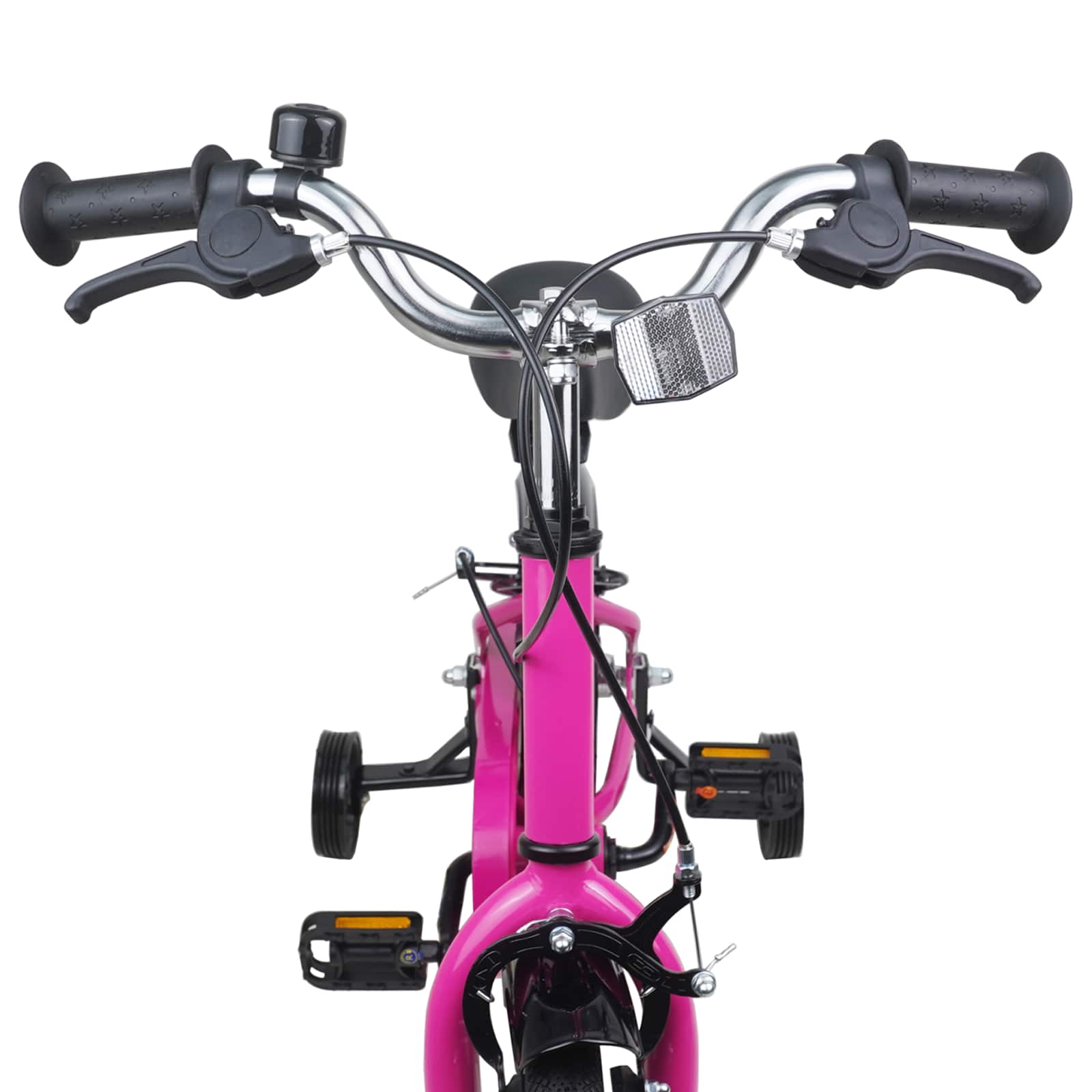 Kinderfahrrad 14 Zoll for 3-5 Years Old Pink Schwarz