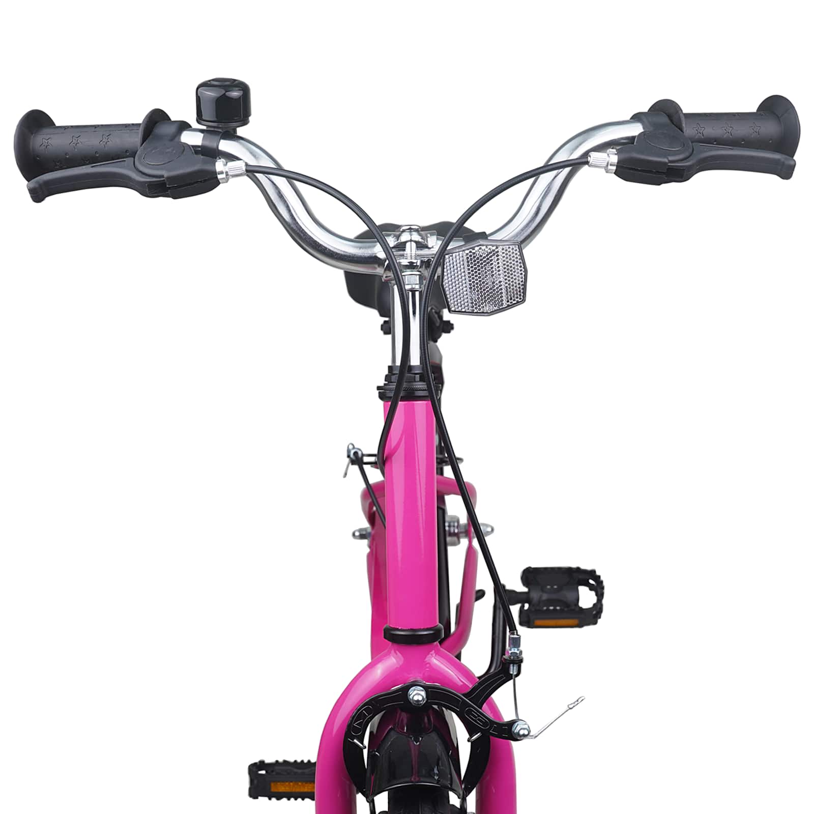 Kinderfahrrad 18 Zoll for 5-7 Years Old Pink Schwarz