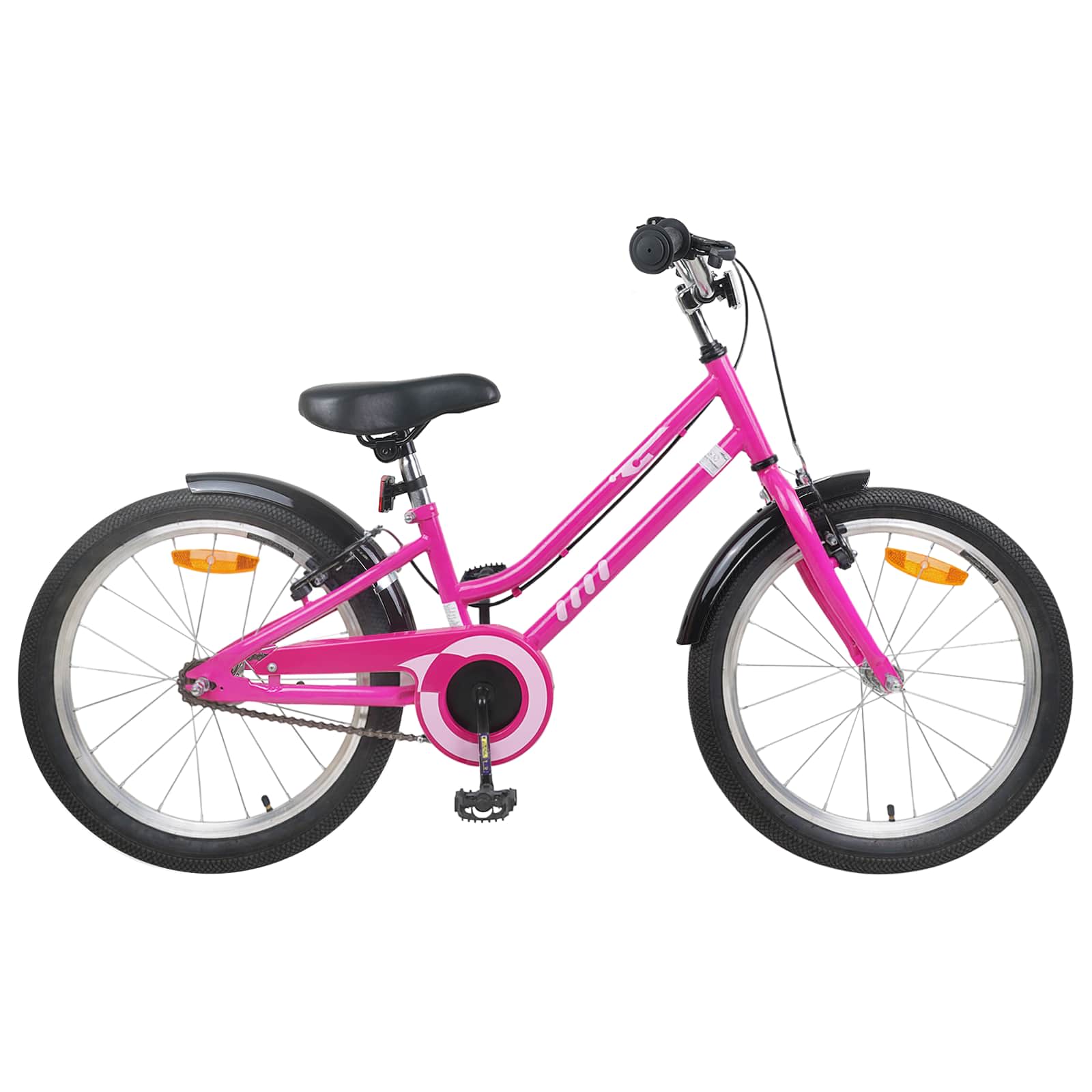 Kinderfahrrad 20 Zoll for kids aged 6 to 11 Pink Schwarz