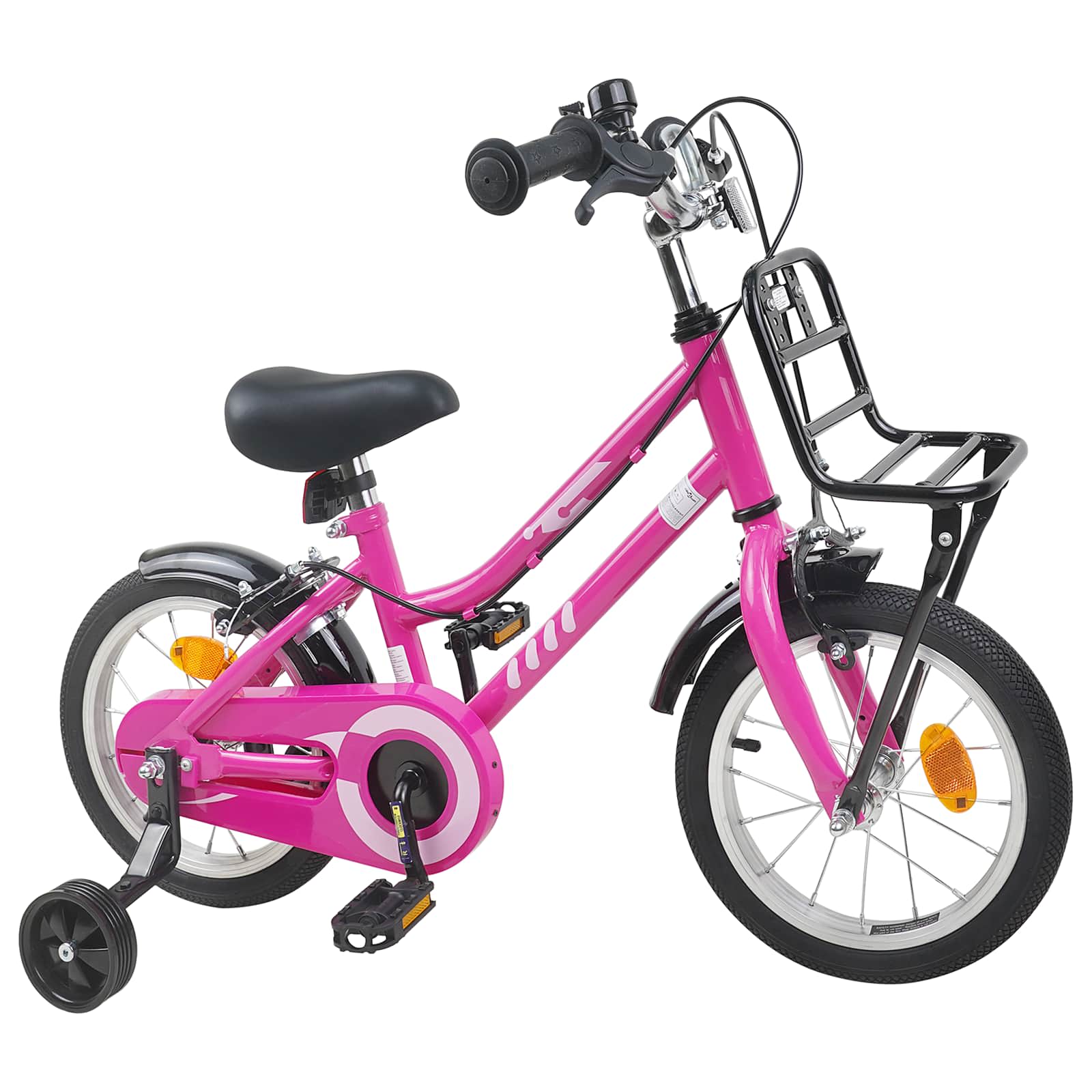 Kinderfahrrad 12 Zoll for 2 to 4 years old Rosa und Schwarz