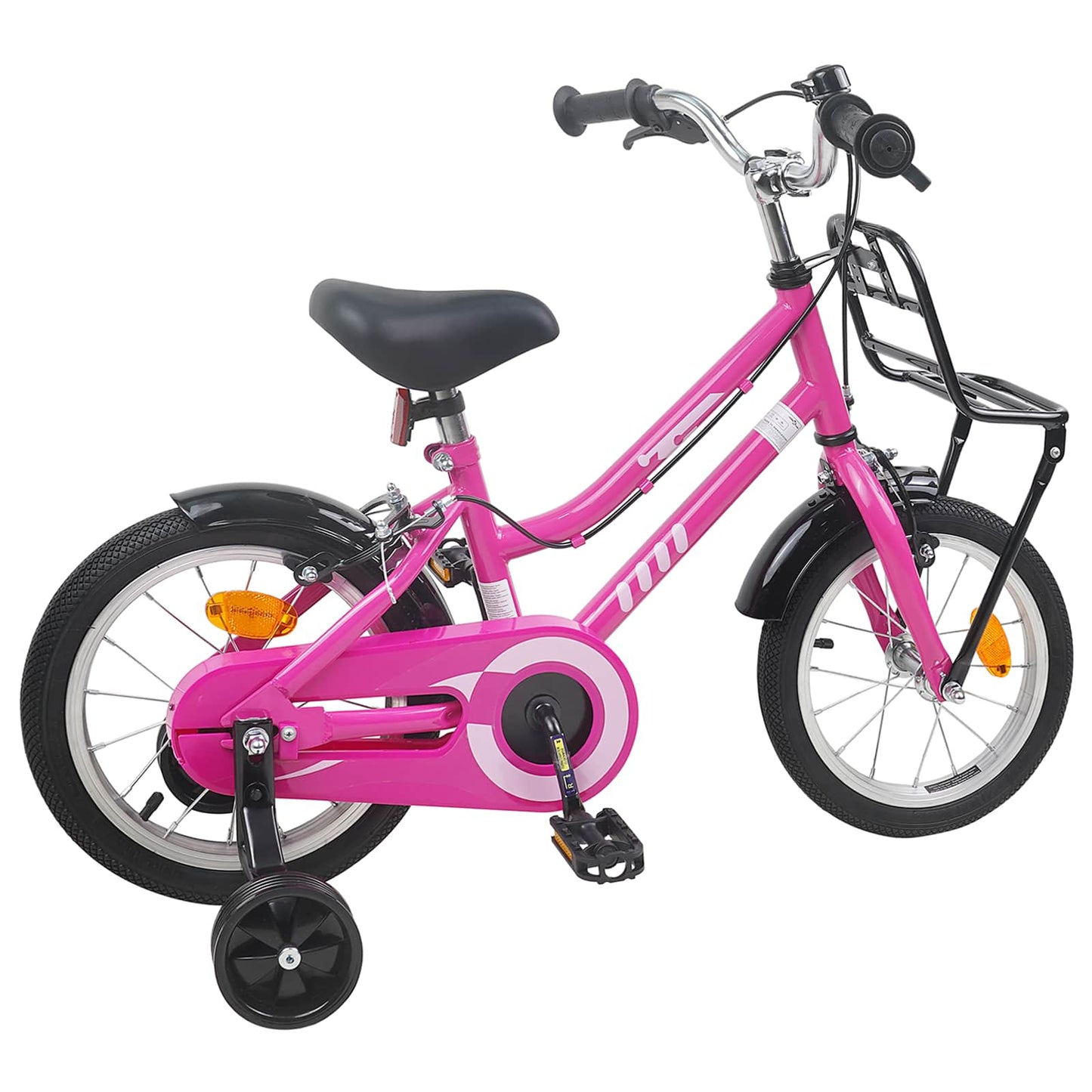 Kinderfahrrad 12 Zoll for 2 to 4 years old Rosa und Schwarz