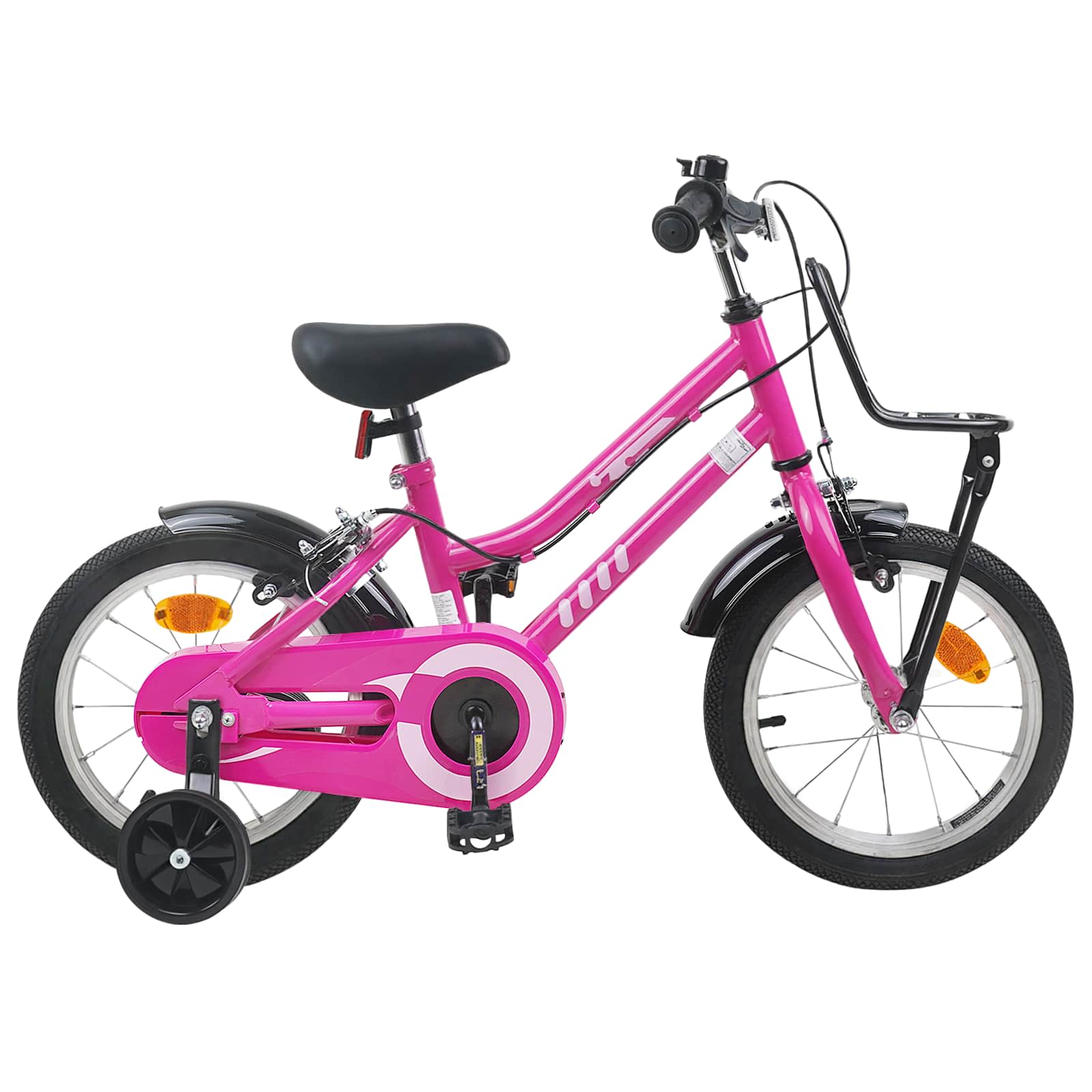 Kinderfahrrad 12 Zoll for 2 to 4 years old Rosa und Schwarz